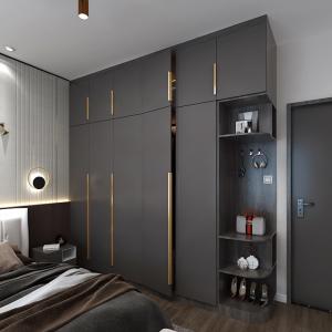 Wholesale 18mm Melamine Chipboard Customized Wardrobe Individual Bedroom Storage Cabinet from china suppliers