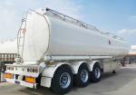 4 Axle 50000L Palm Oil Semi Tanker Trailer Q235 Carbon Steel Tank Body Material