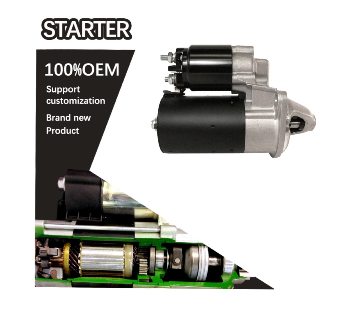 12V 9T CW STARTER 11.131.928, 11131928, AZD2127, IS1279. 12851306.0001107033, 0001107051, 0001107062, 0001107085,