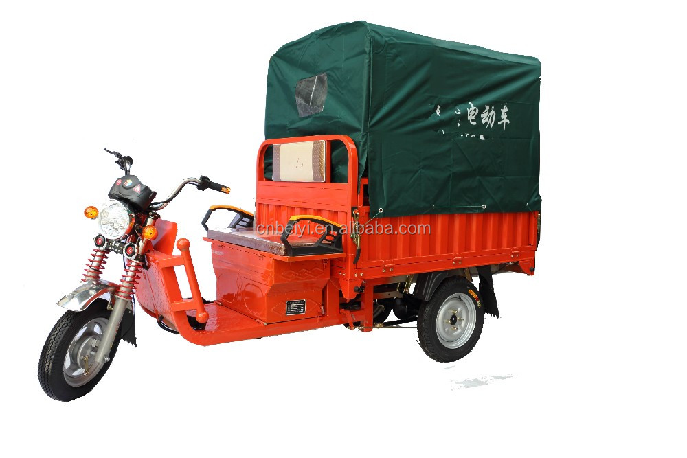 48V20Ah Battery Powered Electric Cargo Three Wheel Motorcycle for Adult OPEN Body Type
