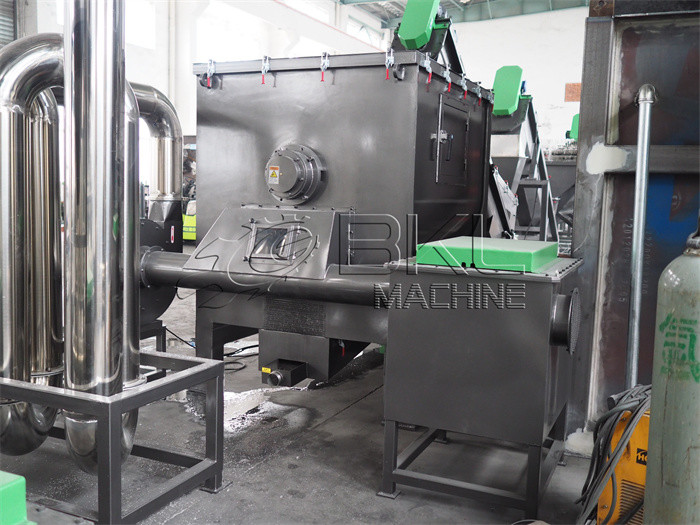 Thermal 15Kw Plastic Recycling Lines 219mm Pipe Drying Equipment