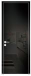 Aluminum Frame glossy black front door,black lacquer door for bedroom