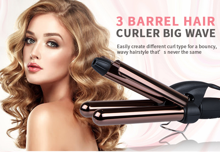 3 Barrel Curling Iron Wand