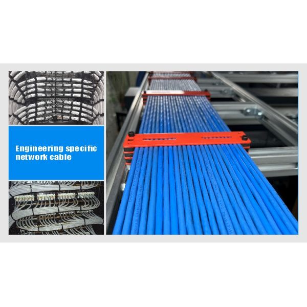 Industrial CAT6 UTP Cable LSZH Solid Copper 250MHz 10Gbps Network Cable