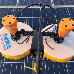 Wholesale Mobile Style EU Standard Manufacture Electric Double Heads Spin Brush for Solar Panel Cleaning from china suppliers