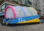 Commercial grade ramp shape outdoor adults inflatable obstacle slide on sale