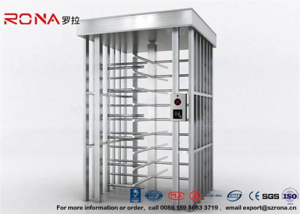 Deluxe Automatic Full Height Turnstile Pedestrian System Parking Facilities