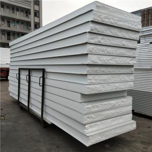 Wholesale 100mm eps sandwich wall panel 1150-100-0.426mm with 16kg for bunk house from china suppliers