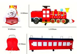 Wholesale Amusement Mini Trackless Tourist Train Rides For Indoor Children'S Play from china suppliers