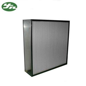 Wholesale Deep Pleat HEPA Air Filter H10 - H14 Galvanized Steel Frame For Clean Room from china suppliers