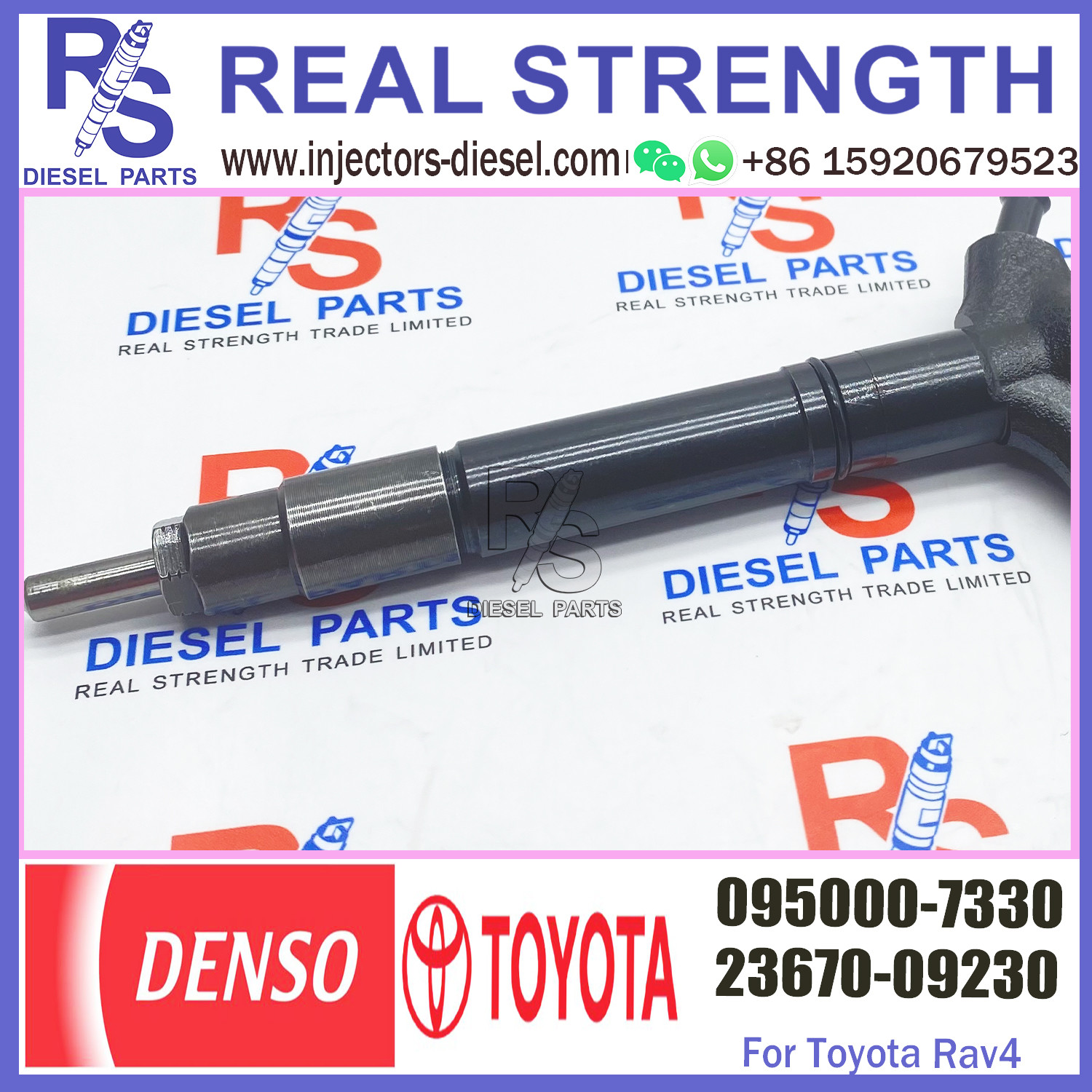 Diesel Fuel Injector 095000-7690 095000-7680 095000-7320 095000-7330 095000-6680 095000-6970 For TOYOTA 1AD-FTV 2AD-FTV