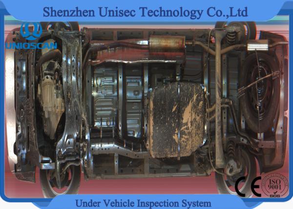 Wide View Angle Under Vehicle Inspection Scanner With 100w Under Vehicle Color