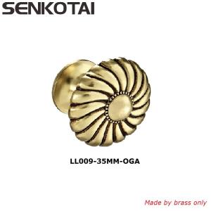 Wholesale Antique Style Brass Elegant Solid Hardware Knobs for Furniture Cabinet Closet Drawer Box Door Handles from china suppliers