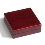 SGS SEDAX Wood Grain Coin Gift Box Dia 60mm Single Coin Display Box