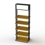 5 Shelves Heavy Duty Display Stand Auto Parts Display Racks For / POP Oil