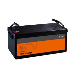 Wholesale 12V 250AH Lithium Lifepo4 Battery Deep Cycle Built In 200A BMS from china suppliers