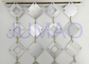 Wholesale Geometric Slice Decorative Metal Curtains Bronze / Aluminum Decorative Divider from china suppliers