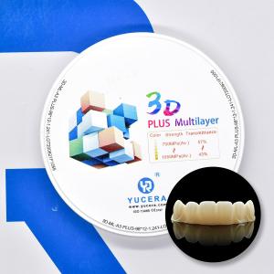Wholesale 1050Mpa Dental 3d Pro Multilayer Zirconia Block For Veneers Teeth from china suppliers