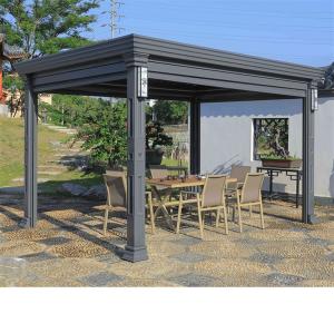 Wholesale Outdoor Aluminum Louvered Pergola Waterproof Gazebo Sun Shade Shelter Pergola from china suppliers