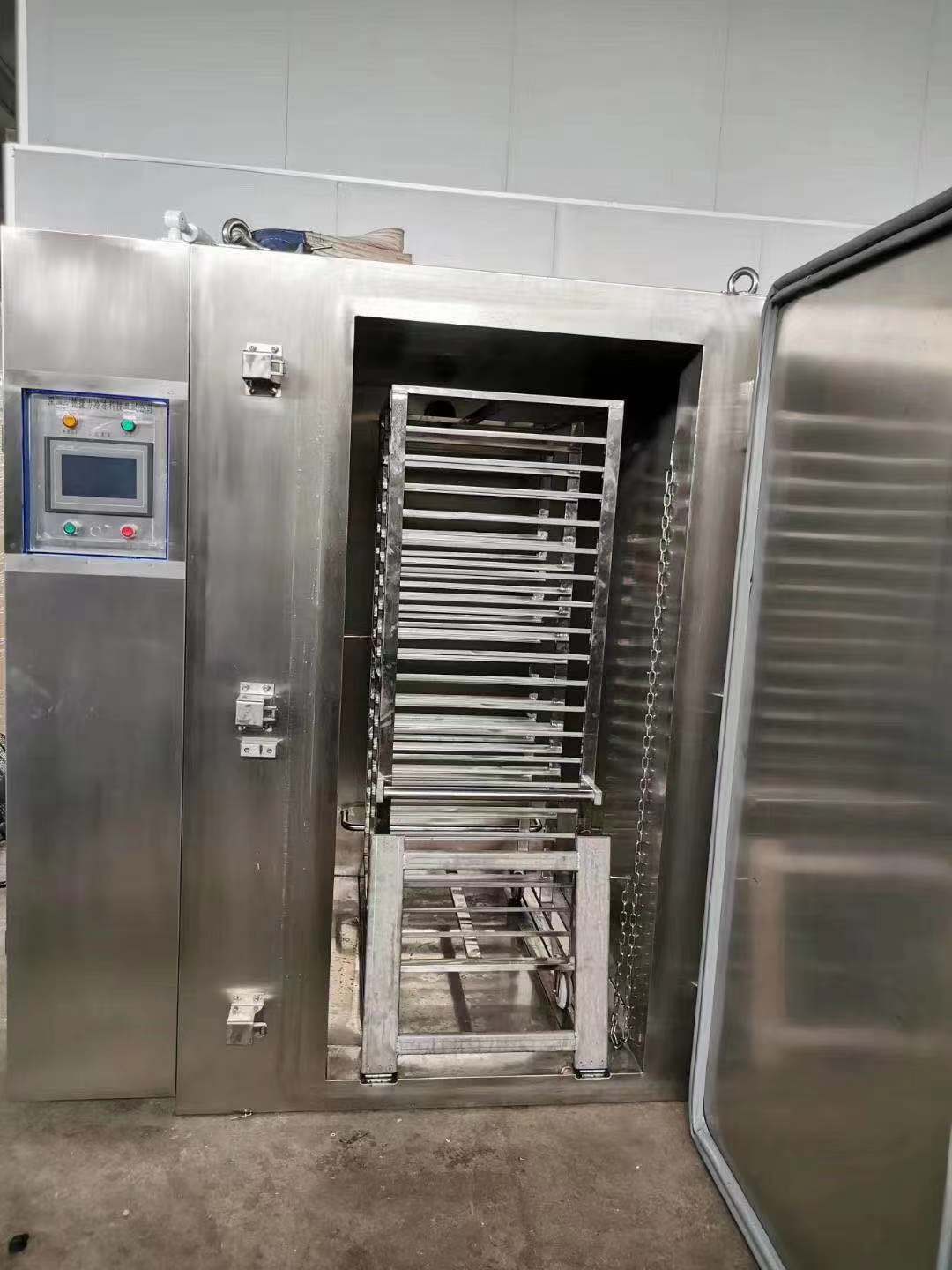 Minus 120C Mobile Liquid Nitrogen Blast Freezer 150kg/H For Vegetables ODM