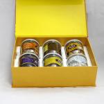 Round Dry Food Canister Clear Pet Jars with easy open lid , Wide Mouth Plastic
