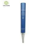 Blue Empty Cosmetic Tubes Needle Nose For Eye Cream UV Horn Hood Cap