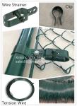 PVC Chain Link Fence for Tennis Soccer Field Court Yard and Garden