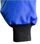 Blue Mens Reflective Jacket Oxford PU Coated High Visibility For Road Safety