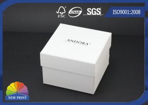 Wholesale Custom Logo Printed Paper Jewelry Box / Jewellery Gift Boxes / White Jewelry Packaging Boxes from china suppliers