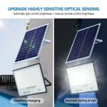 IP67 Waterproof Solar Powered Landscape Flood Lights Outdoor With 8AH Battery