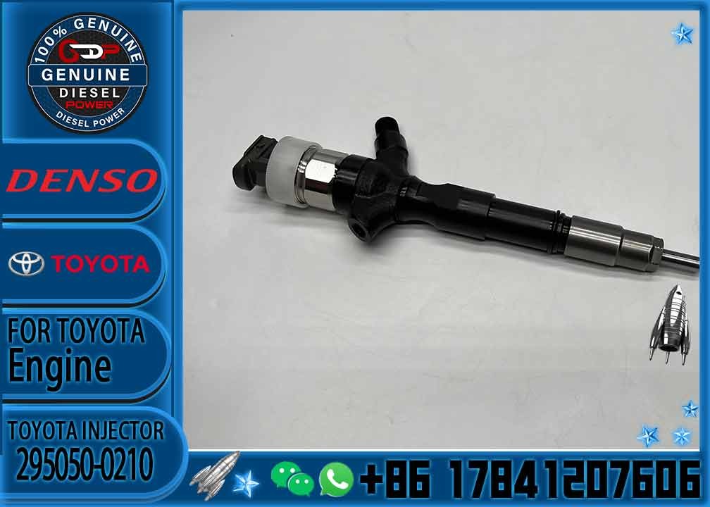 Common Rail Fuel Injector 23670-30410 Common Rail Injetor 295050-0210 for TOYOTA 1KD-FTV