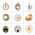Modern Wall Indoor Led Bedside Hotel Gold Small Glass Wall Lamp