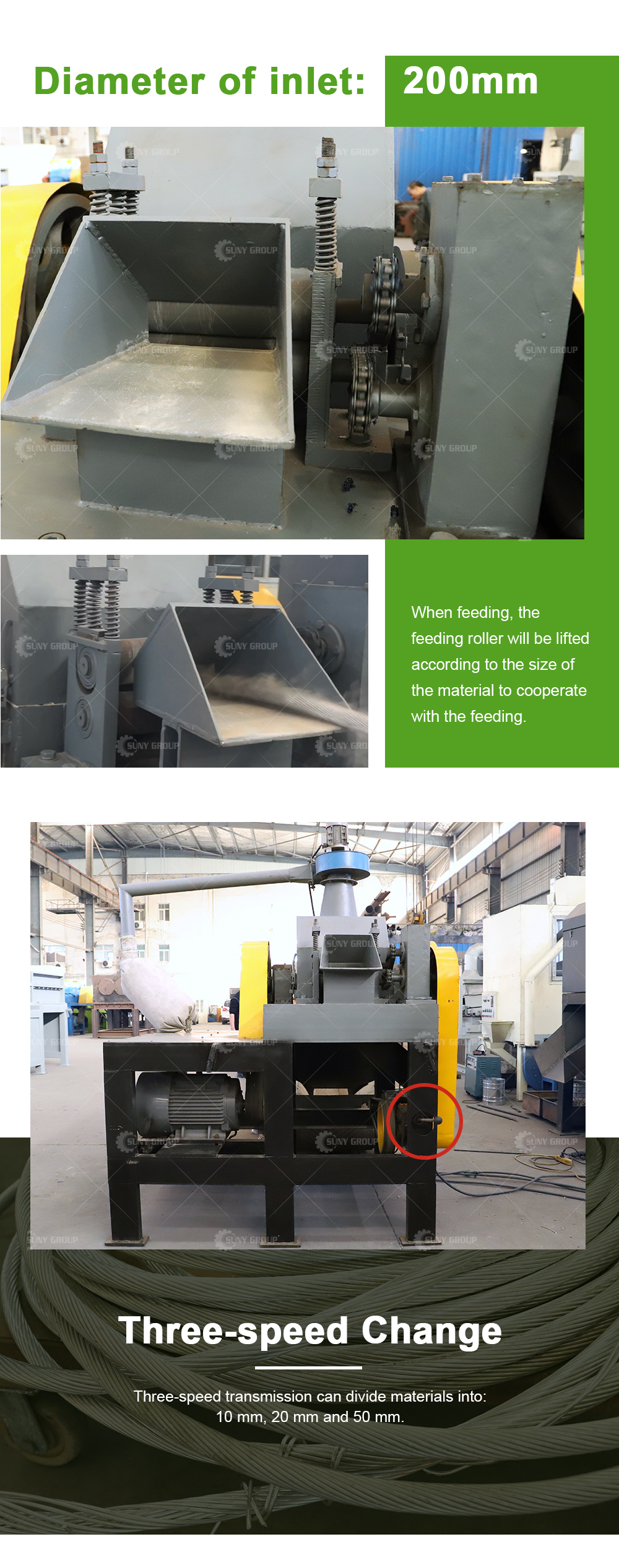 Recycling Machine for ACSR Wire Efficiently Recycle Steel Core Aluminum Stranded Wire