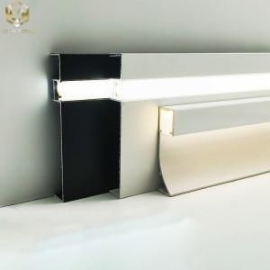 Wholesale Cove Aluminium Floor Skirting Powder Coating OEM from china suppliers