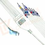 Philips HP Ecg Patient Cable 10 Lead Wires Needle AHA Philips Ecg Cables