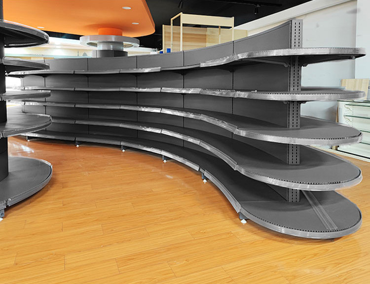 Modern Style Supermarket Shelf Rack With Stable And Easy To Assemble Structure