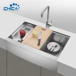 Apron Front Kitchen Sink SUS304 Stainless Steel Single Bowl Kitchen Sinks