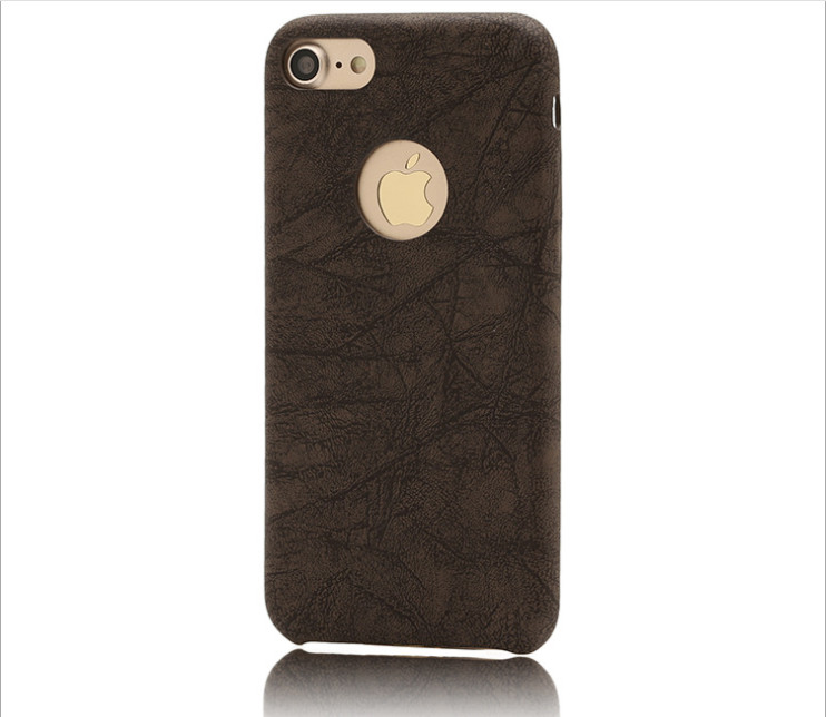 High-end business ultra thin TPU PU Retro Crazy Horse pattern Soft Phone Case for IphoneX 8 7plus 6s
