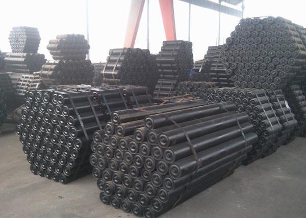 Rubber Material Impacting Trough Idler Roller Set Conveyor Spare Parts