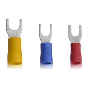 Wholesale Pure Copper Cable Lug Fork Type Pre Insulated Terminals 18-16 AWG/MCM from china suppliers