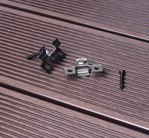 8mm Stainless Steel Clips Black WPC Decking Accessories Stainless Steel