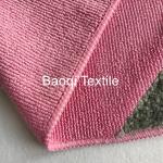 Rose color size 12”100% poly house cleaning cloth， tea towels dry water kitchen