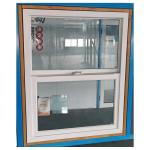 Easy Clean Single Hung Vinyl Windows Double Tempered Glass Vinyl Window OEM ODM
