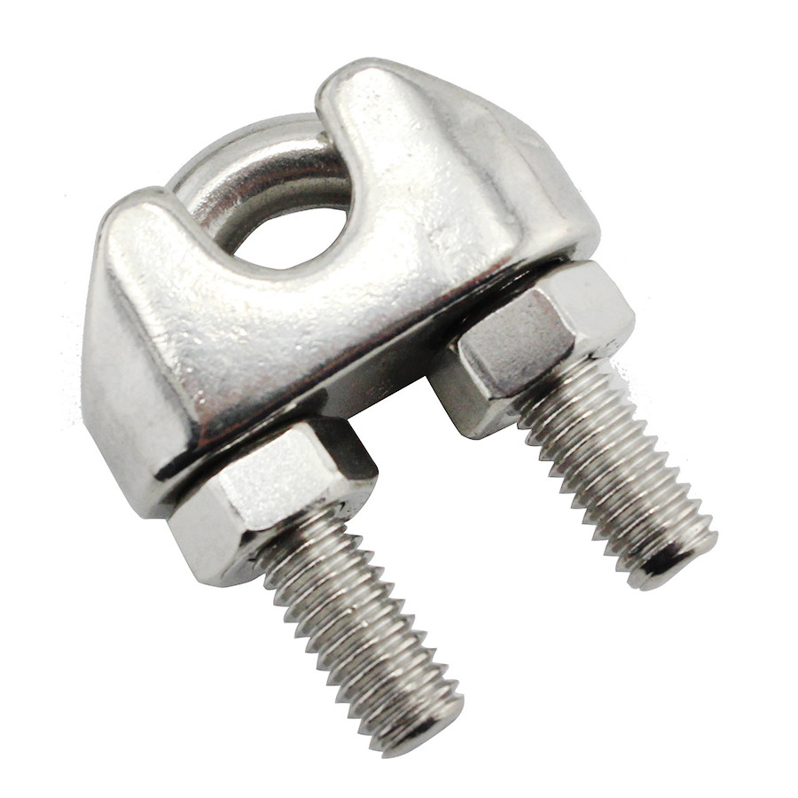 High Quality Stainless steel DIN741 Galv Malleable ire Rope Clips