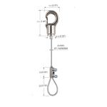 Ceiling Signage Hanging Systems Light Fittings With Hook Fastener YW86018