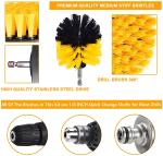 6 Pieces 0.5 kg Power Scrubber Electric Drill Cleaning Brushes Set Bathroom