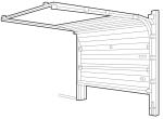 Reliable Low Voltage Garage Door Opener , 800N Force Garage Door Operator