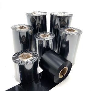 Wholesale Barway Thermal Transfer Ribbon 110mm X 300m Black Zebra Wax Resin Ribbon from china suppliers