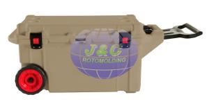 Wholesale Plastic LLDPE Material Rotomolded Coolers With Wheels And Stainless Steel Handle from china suppliers
