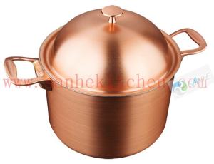 Wholesale Titanium cookware casserole,thickness 1.5mm and diamter 20cm from china suppliers